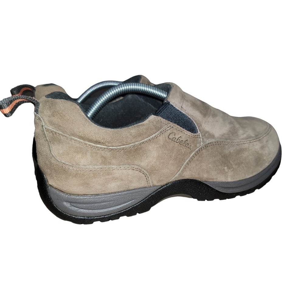 Cabelas‎ Men's Size 10.5 Brown Suede Casual Comfort Slip On Outdoor Shoes - Picture 3 of 11